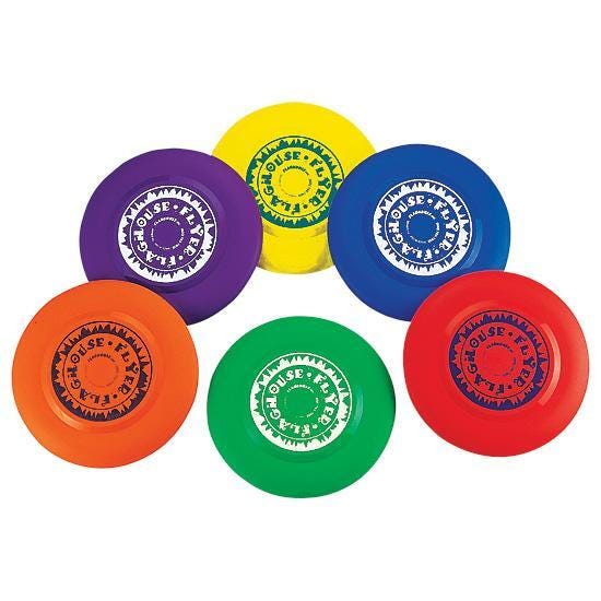 Rainbow Flying Saucers, Set of 6 2123396